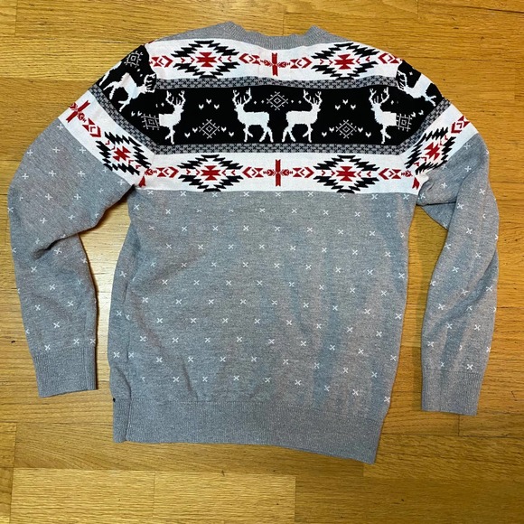 Urban Outfitters On the Byas Reindeer Aztec Holiday Sweater - Picture 3 of 4